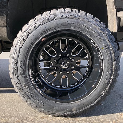 Fuel Off-Road Wheel with tire mounted